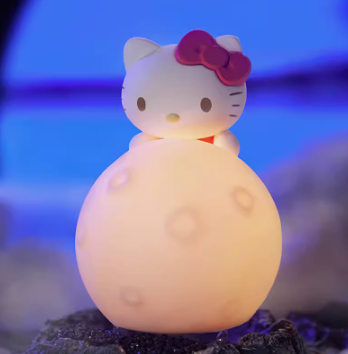 【Sanrio😍月球造型拍拍LED小夜燈】