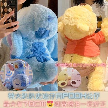 迪士尼😍 趴趴史迪仔&Pooh Pooh毛絨公仔